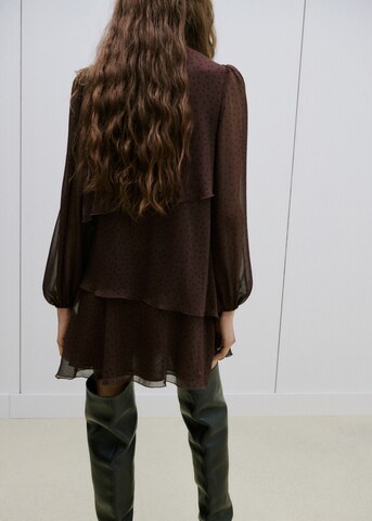 MANGO Kleid 'Lurdes' in Braun