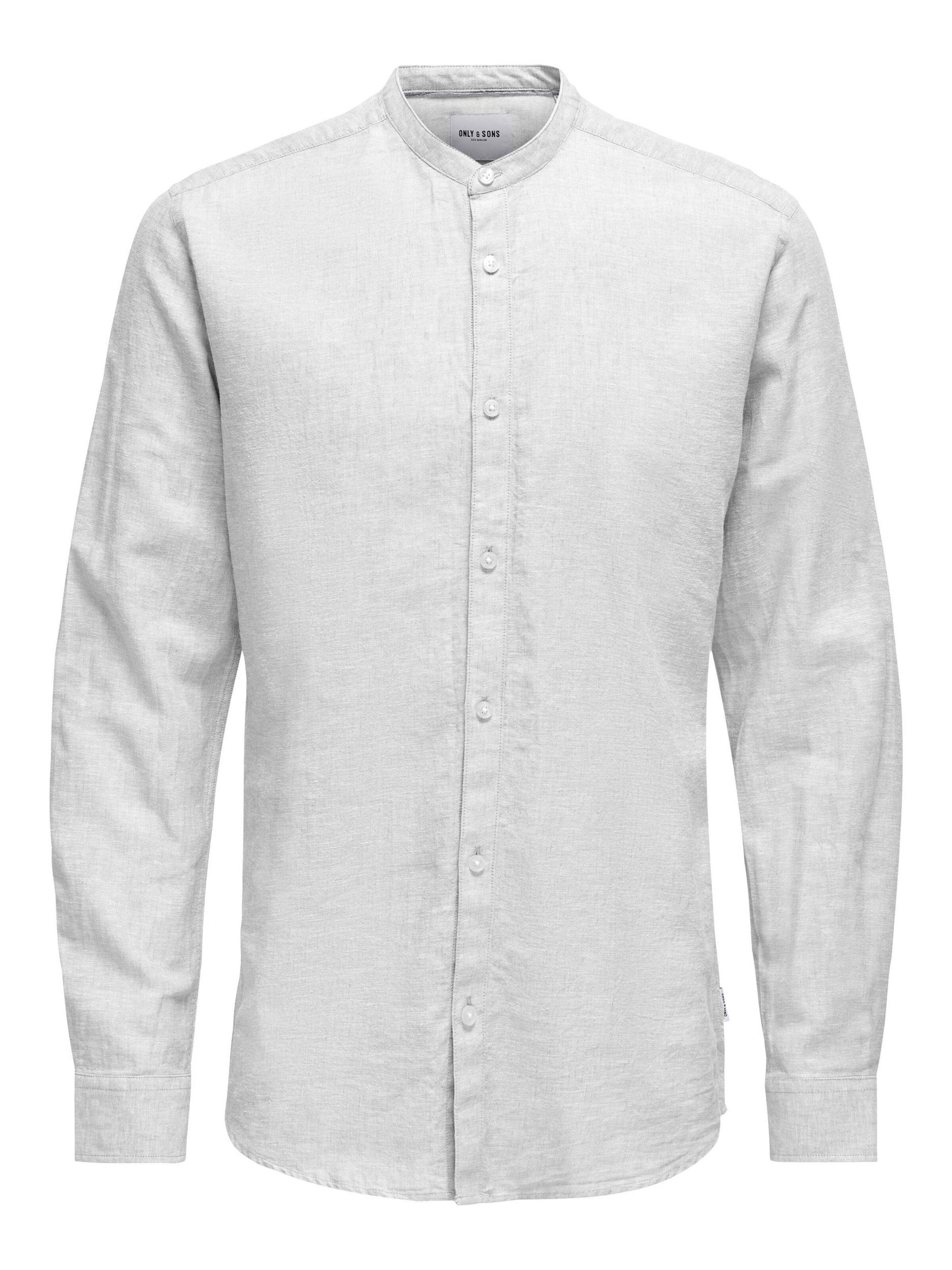 Chemises Chemise Caiden Only & Sons en Blanc Chiné 