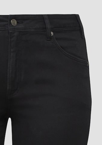 Coupe slim Jean 'Catie' QS en noir