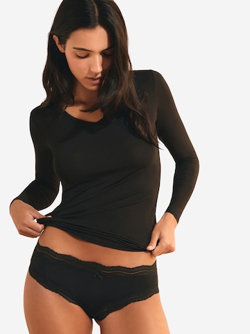 Camicia da notte 'Warme Up Lace' di ETAM in nero