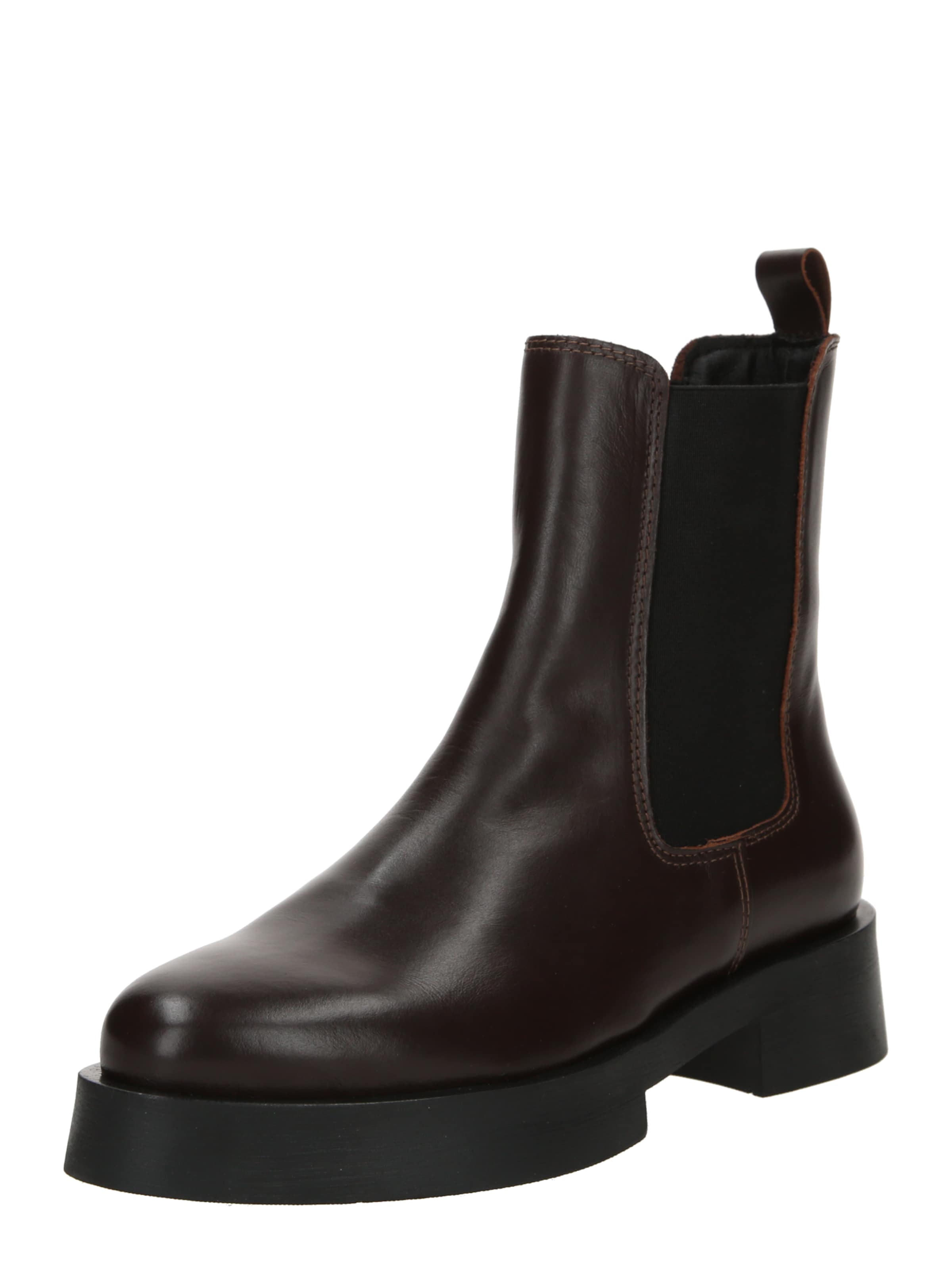 ABOUT YOU Bootie 'Juna' in Brown: front