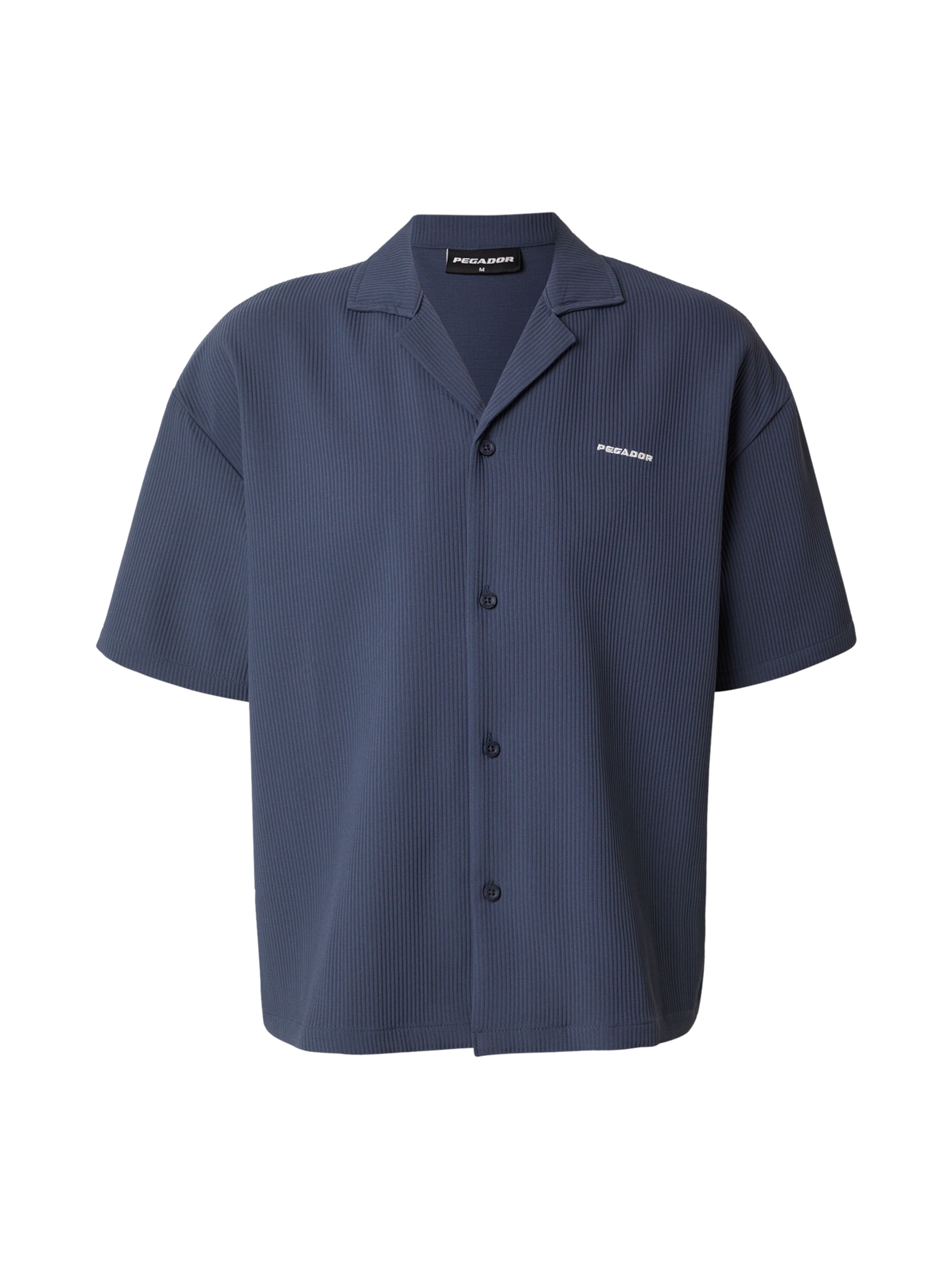 Pegador Camisa 'TROY' em navy, Vista do artigo