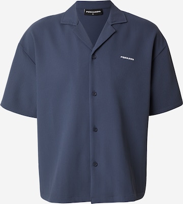 Pegador - Comfort Fit Camisa 'TROY' em azul: frente