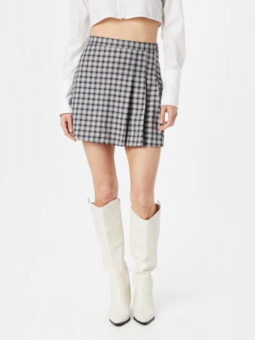 Monki Skirt in Grey: front