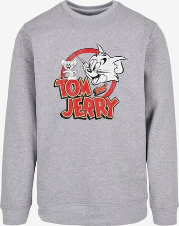 ABSOLUTE CULT Sweatshirt 'Tom And Jerry' in Grijs: voorkant