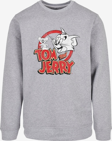 ABSOLUTE CULT Sweatshirt 'Tom And Jerry' in Grijs: voorkant