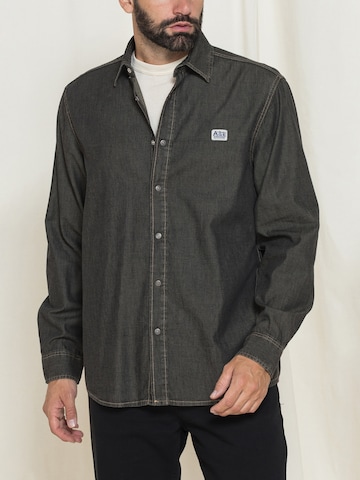 Carrera Jeans Shirt 'Replica 2 Denim'‌‌‌ in Schwarz