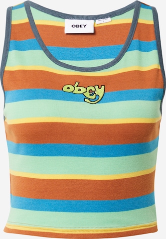 Obey Top 'MIA' in Gemengde kleuren: voorkant