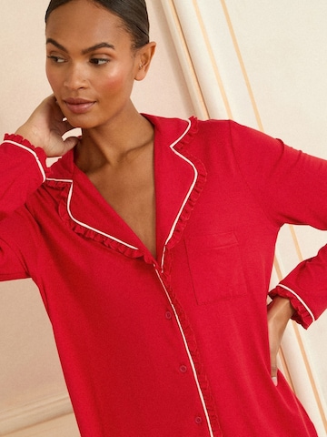 Pigiama di love & roses in rosso