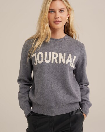 WE Fashion - Jersey en gris: frente