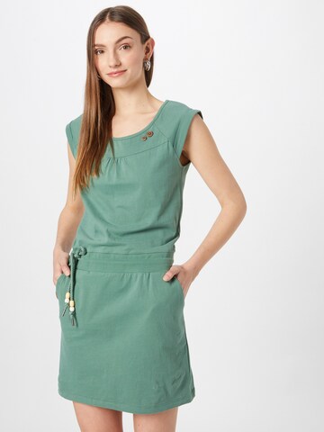 Rochie 'Penelope' de la Ragwear pe verde: față