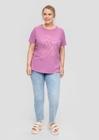 T-shirt QS en violet