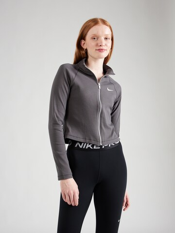 Nike Sportswear Sweat jacket in Grey: front