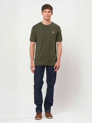 U.S. POLO ASSN. Regular fit Overhemd ' UMDarwin ' in Groen