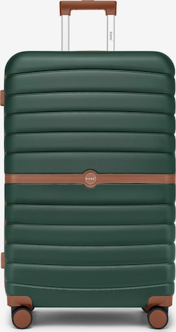 Kono Suitcase '28 Zoll Hartschalen-Trolley aus ABS und PC, Reisekoffer mit den Maßen 50,50 × 29,00 × 76,50 cm für Langreisen' in Green: front