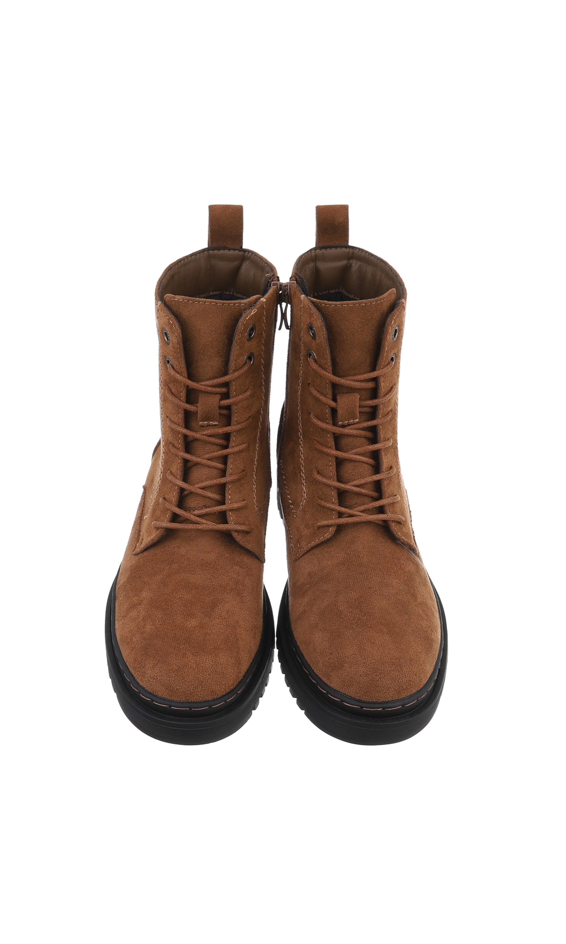 CoolWalk Lace-Up Boots in Beige