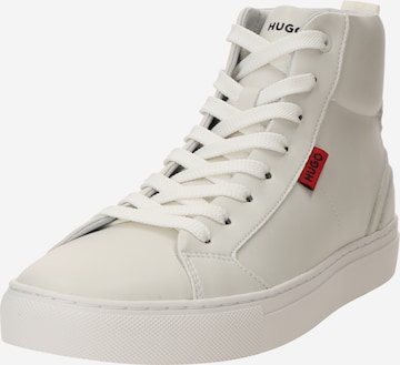 HUGO Sneakers hoog in Wit: voorkant