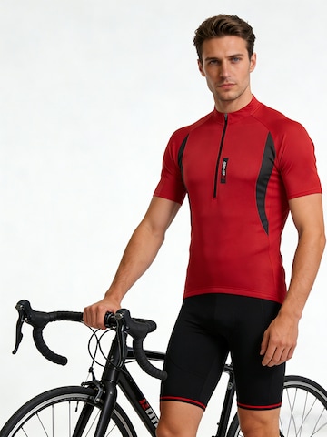 MEETWEE Performance shirt 'Cycling Quick Drying Top' in Red