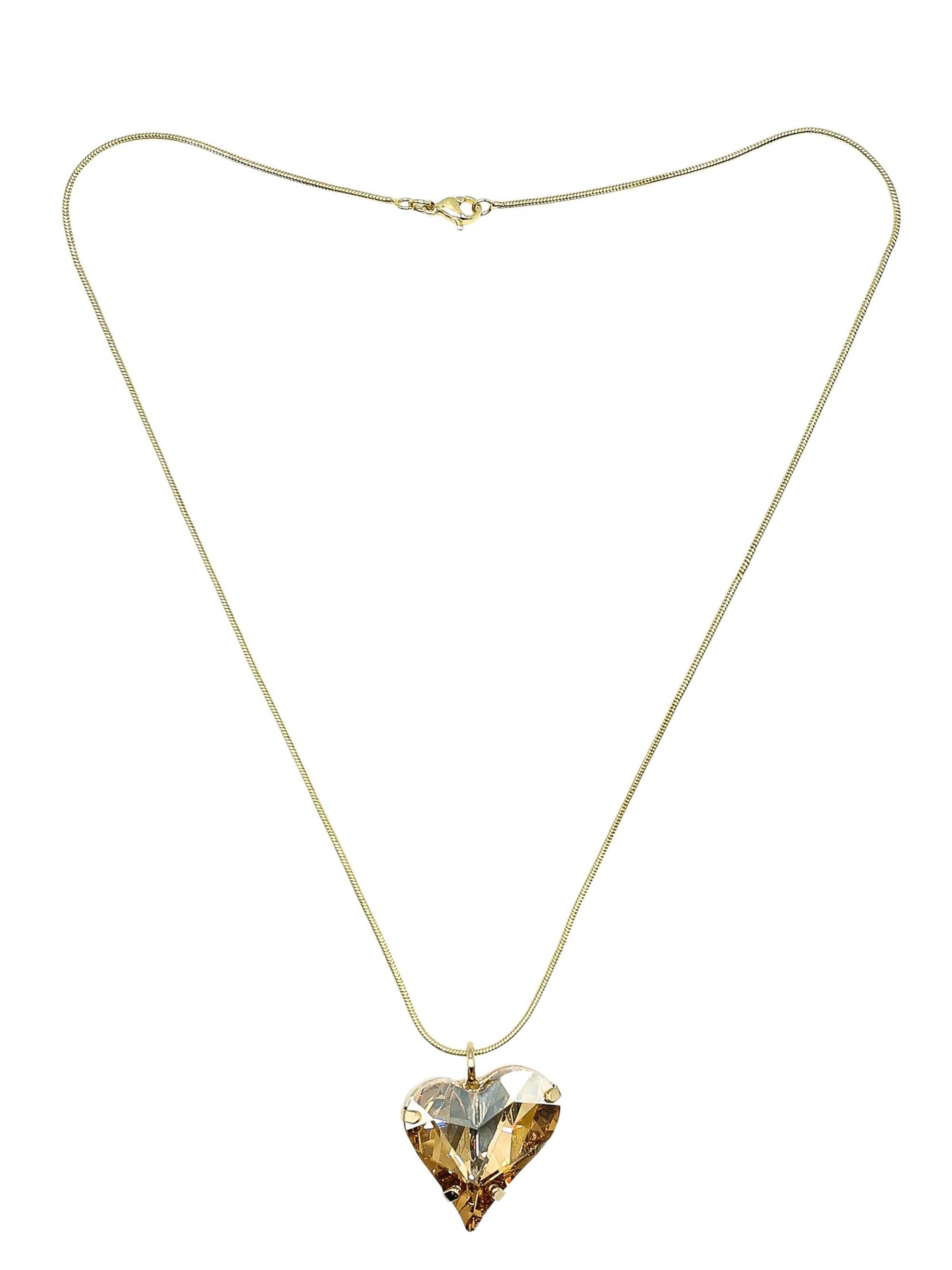 COLLEZIONE ALESSANDRO Necklace 'Amore' in Gold: front