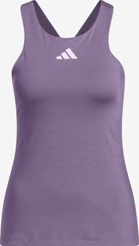 ADIDAS PERFORMANCE - Top desportivo em roxo: frente