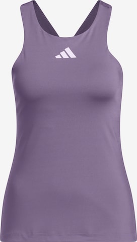 purpurinė ADIDAS PERFORMANCE Sportiniai marškinėliai be rankovių: priekis