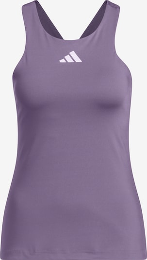 ADIDAS PERFORMANCE Haut de sport en violet / blanc, Vue avec produit