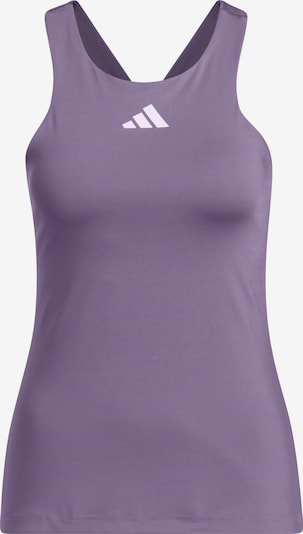 Top sportivo ADIDAS PERFORMANCE di colore lilla / bianco, Visualizzazione prodotti