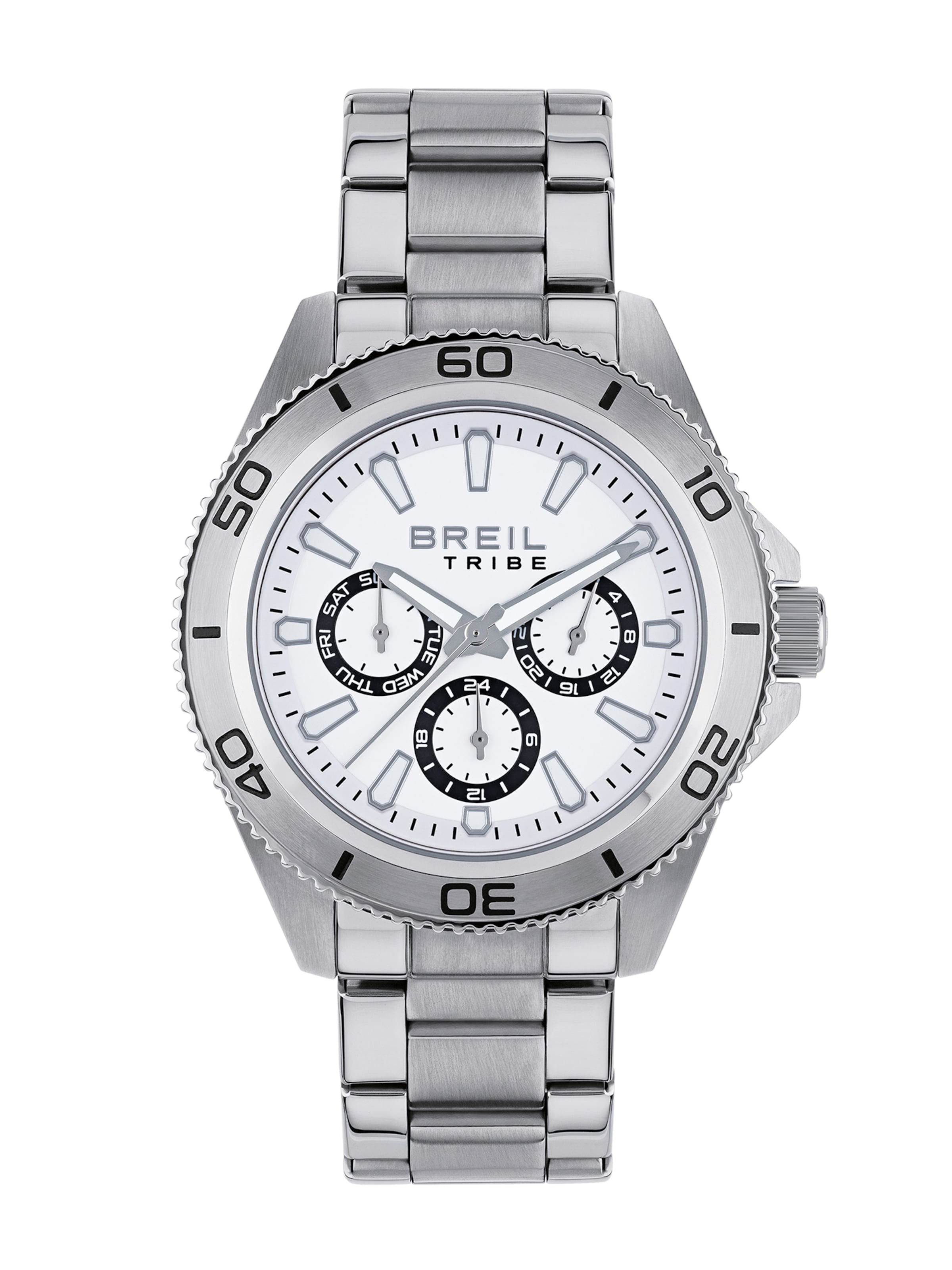 Breil Analoog horloge 'Challenge' in Zilver: voorkant