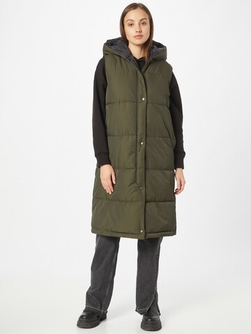 Gilet 'Aria' di OBJECT in verde: frontale