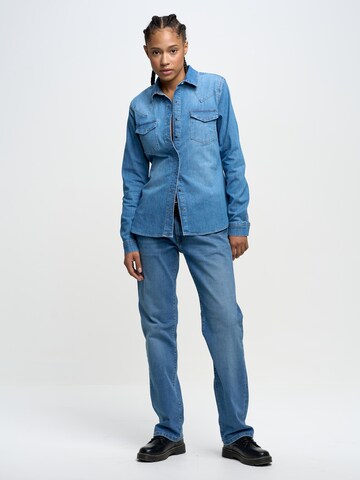 BIG STAR Bluse 'NORRA' in Blau