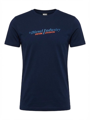 DIESEL Shirt 'T-Diegor New Industries'‌‌‌‌‌ in Blau: Vorderseite