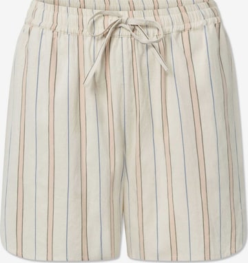 STUDIO FEDER Regular Trousers in Beige: front