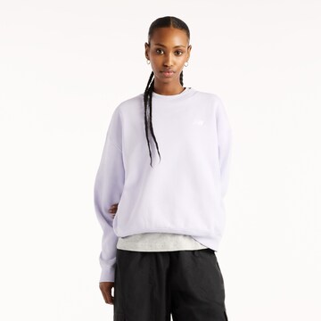 new balance Sweatshirt in Purple: front