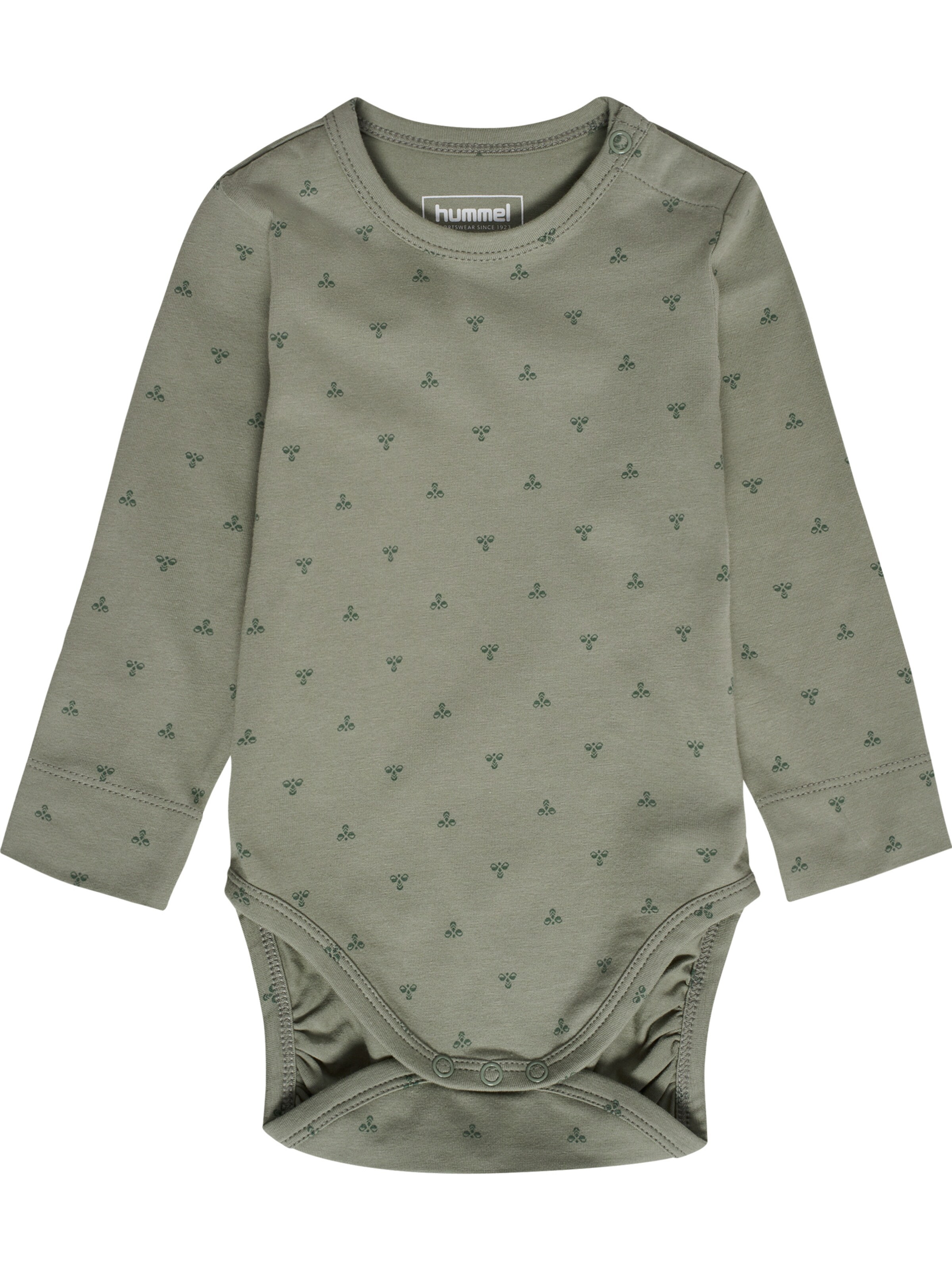 Hummel Sparkedragt/Body 'Bee' i grå: forside