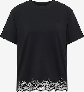 MUSTANG Shirt 'Floris' in Schwarz: Vorderseite