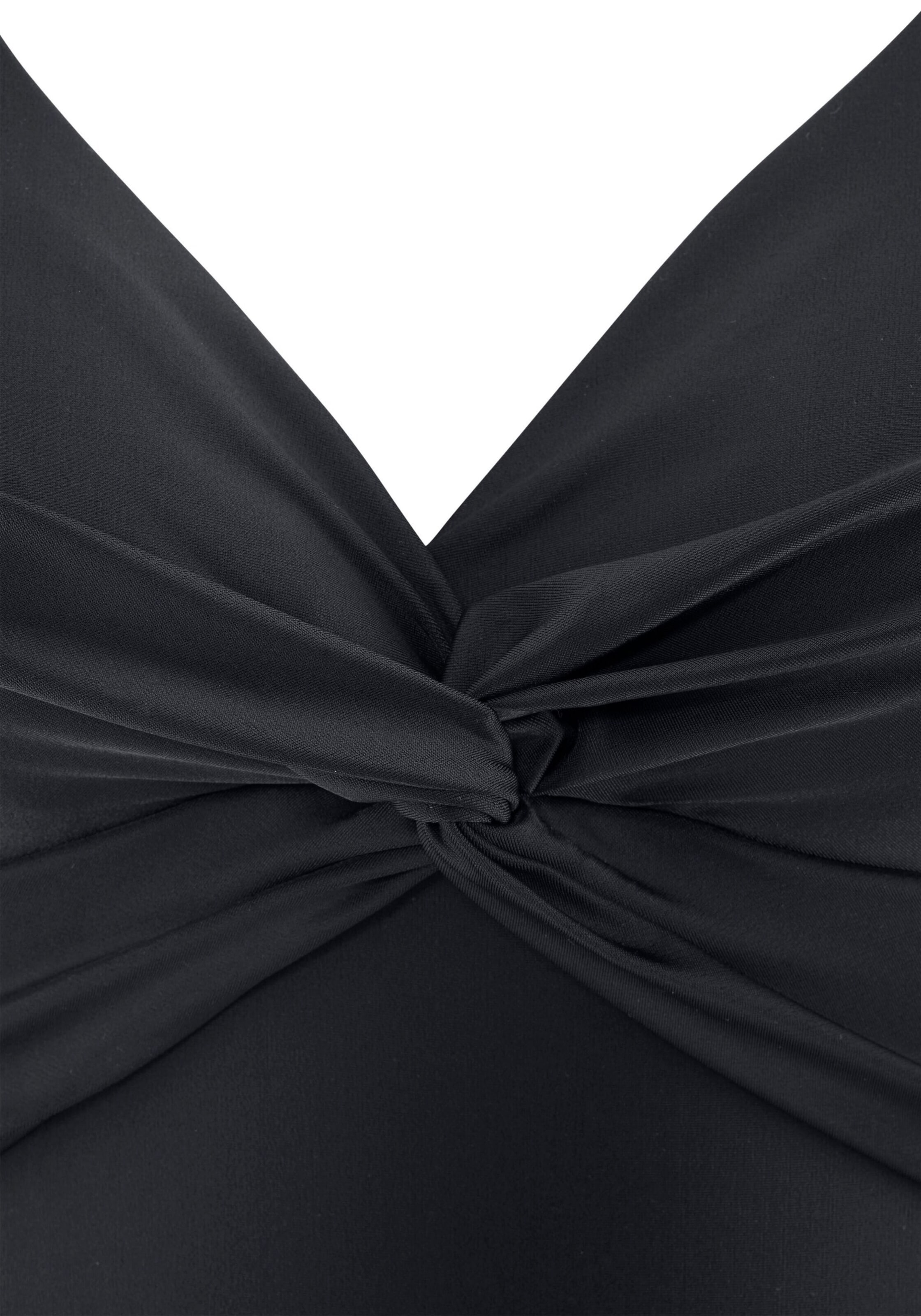 LASCANA Shapingbadeanzug in Schwarz