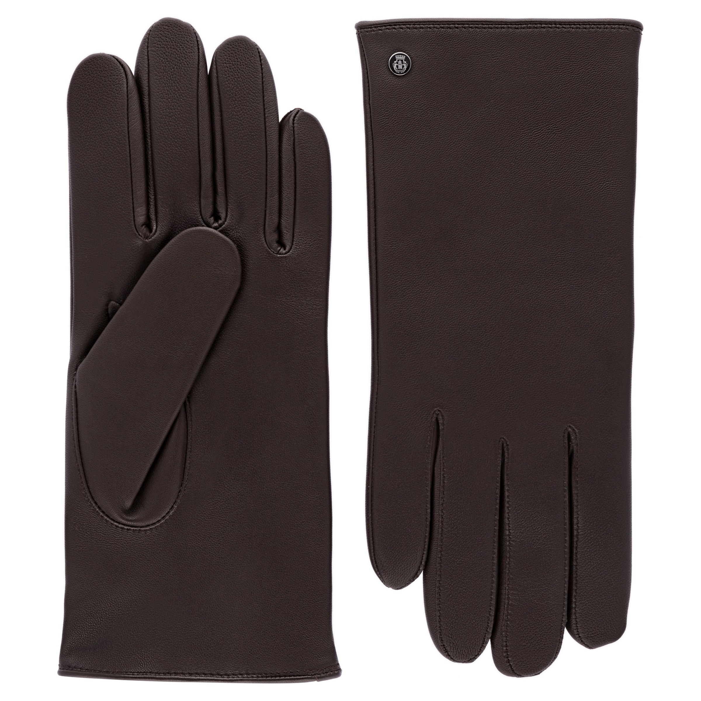 Mezzoguanti 'DANZIG' di Roeckl in marrone: frontale