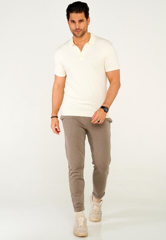 behype Shirt 'KP-100' in Beige
