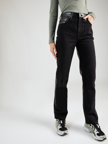Abercrombie & Fitch Normalny krój Jeansy w kolorze czarny: przód