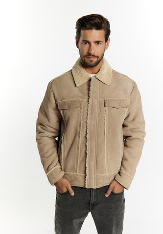 DreiMaster Vintage Between-Season Jacket in Grey: front