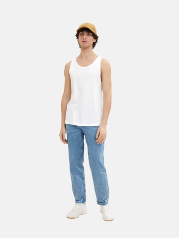 T-Shirt TOM TAILOR DENIM en blanc