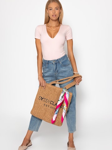 SASSYCLASSY Shirt bodysuit in Pink