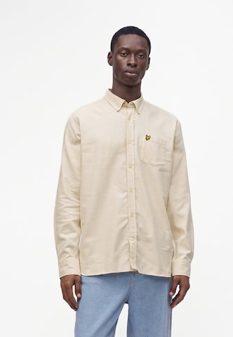 Lyle & Scott Rovný strih Košeľa - Sivá: predná strana