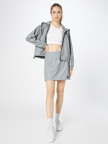 DKNY Performance Athletic Jacket in Silver