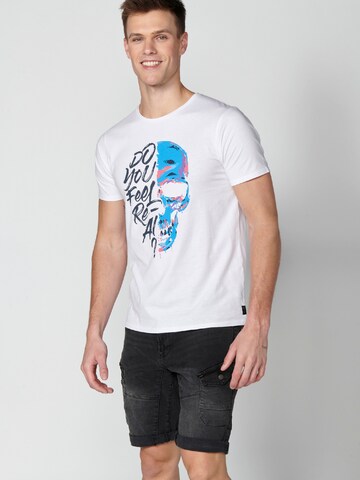 KOROSHI T-Shirt in Weiß