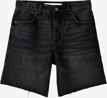 regular Jeans di Bershka in nero: frontale