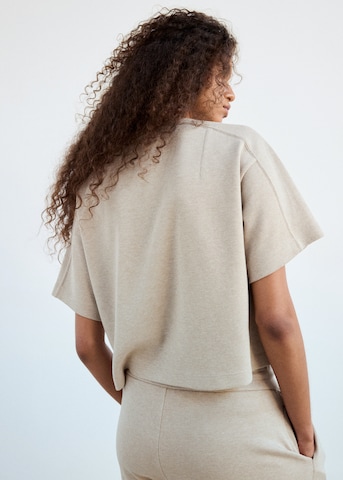 Maglietta 'PICO' di MANGO in beige