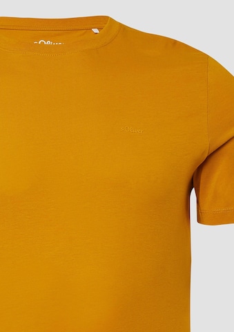 T-Shirt s.Oliver en jaune
