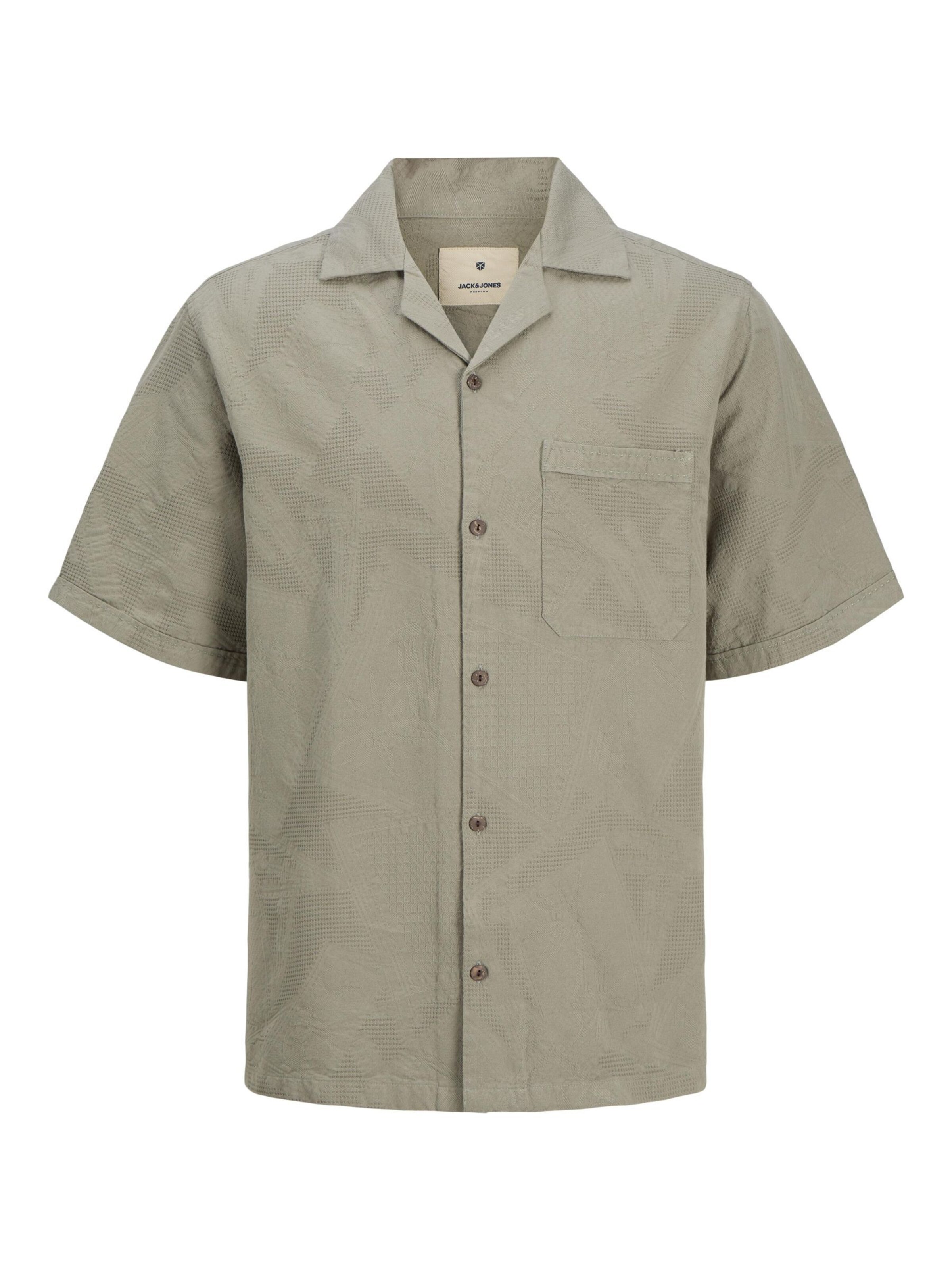 JACK & JONES Comfort fit Overhemd 'JPRBLULUKE' in Bruin: voorkant