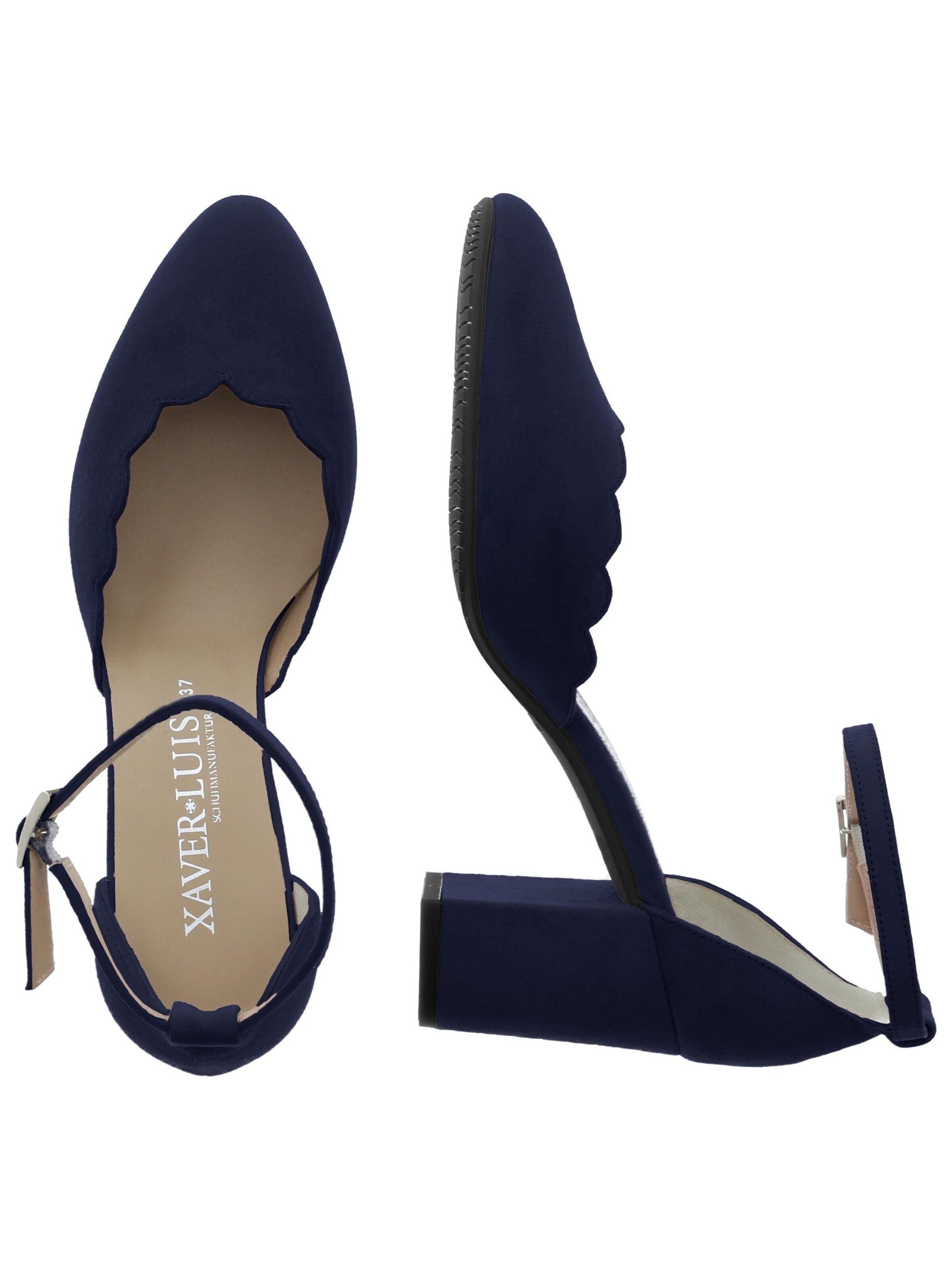 XAVER LUIS Schuhmanufaktur Pumps 'Viola' in Blue